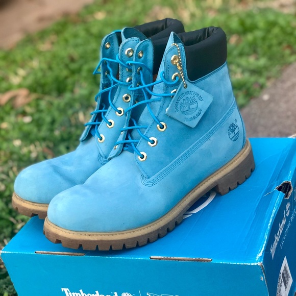 Ocean Blue Timberlands | Poshmark